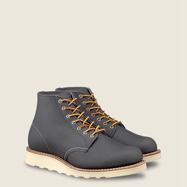 Botas Red Wing Heritage Mujer Grises - 6-Inch Round Toe - Short Bluff Cuero - 512-YFJZCX